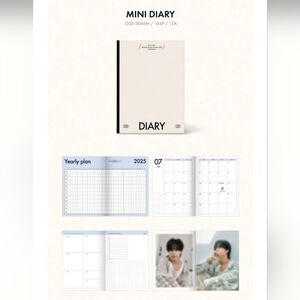 TAEMIN SEASONS GREETINGS 2025 Mini Diary with Yearly Plan